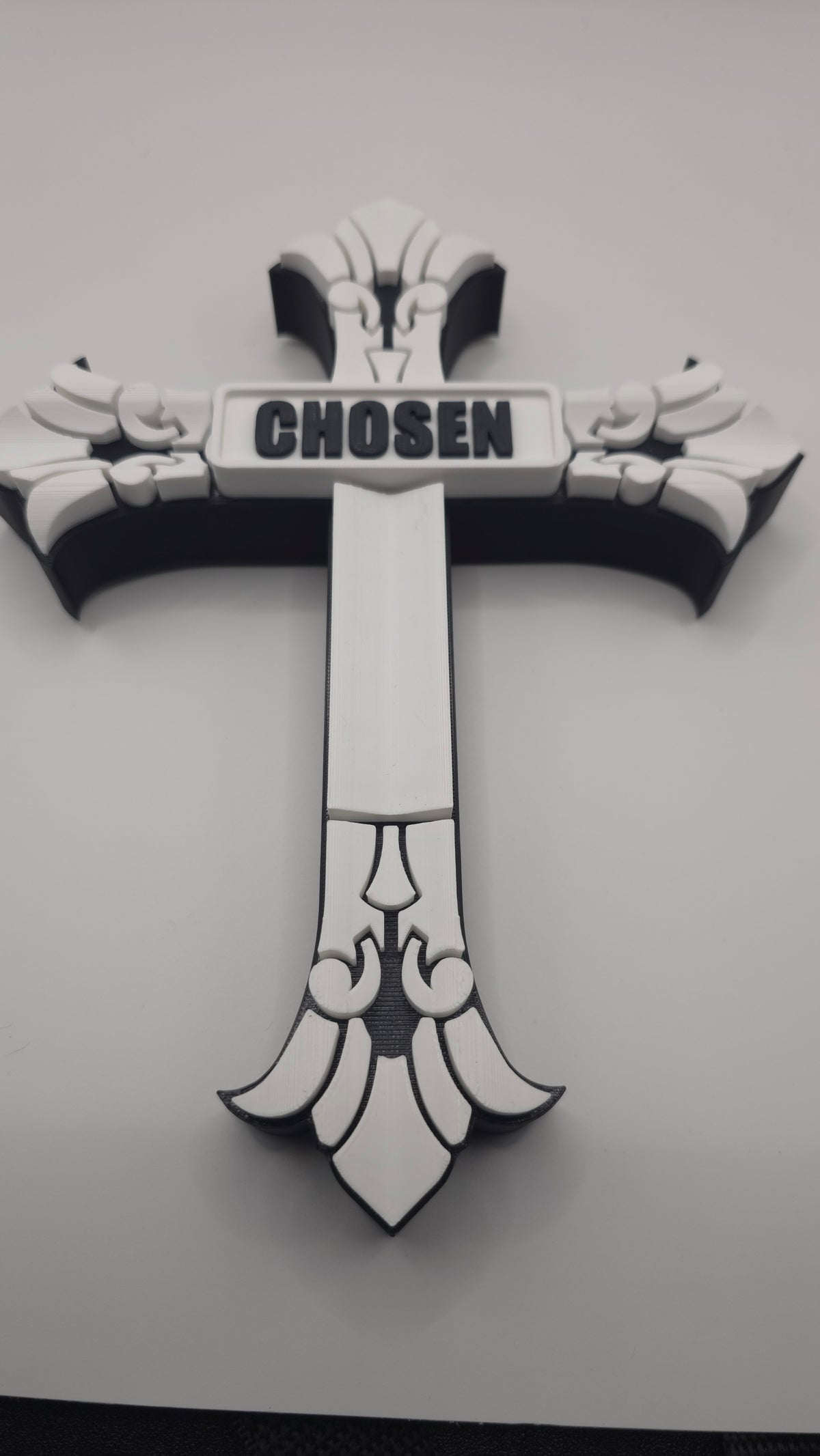 Ornate Two-Toned Cross